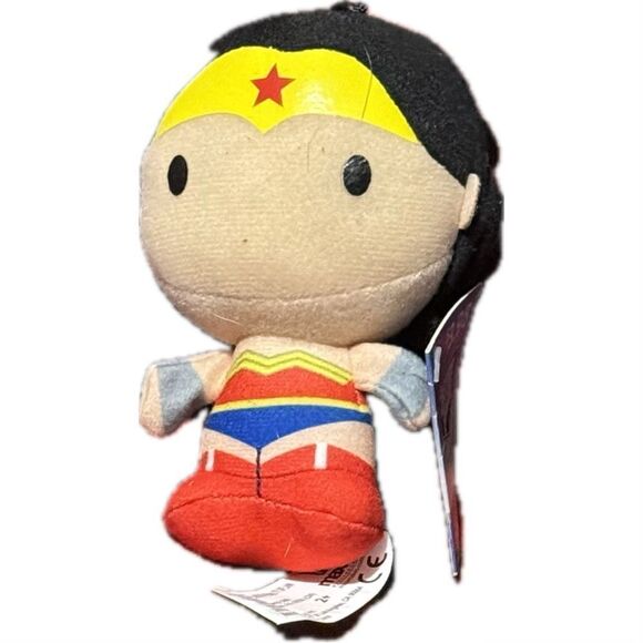 Justice league DC comics small clip on plush toy NWT - Picture 1 of 3